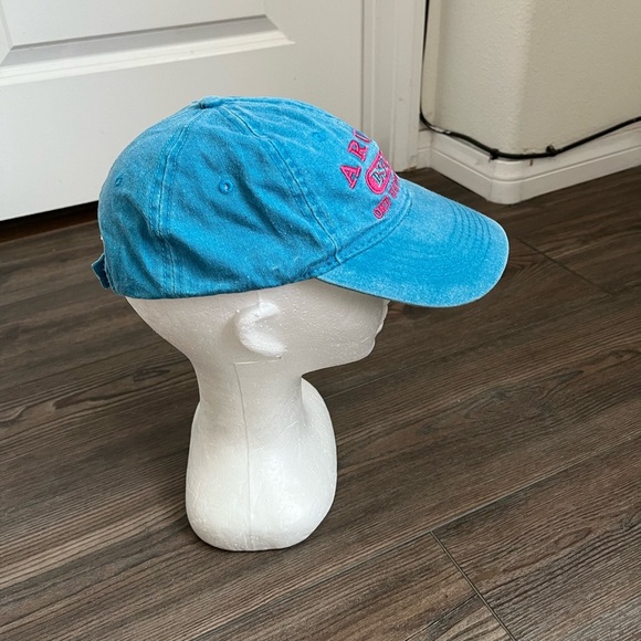 Blue Aruba Cap with Pink Embroidery - Picture 5 of 8